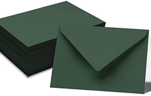 Darling Souvenir A1 Size 100 x Response Envelopes Euro V-Flap 80lbs (3 5/8 x 5 1/8) Thank You Cards Envelope Small - Colours Available