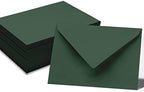 Darling Souvenir A1 Size 100 x Response Envelopes Euro V-Flap 80lbs (3 5/8 x 5 1/8) Thank You Cards Envelope Small - Colours Available