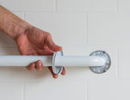 HEALTHCRAFT Easy Mount Grab Bar: ADA-Compliant Stainless-Steel with Concealed Screws, Available in 12-18-24-32-36-42" Inch Sizes (Compatible with Easy Mount Anchor) (18" Inch, Chrome)