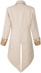 Mens Steampunk Medieval Tuxedo Jacket Embroidery Tailcoat Vintage Gothic Tuxedo