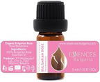 Essences Bulgaria Organic Rose Essential Oil 1/6 Fl Oz | 5ml | Rosa Damascena | 100% Pure and Natural | Undiluted | Therapeutic Grade | Family Owned Farm | Steam-Distilled | Non-GMO | Vegan