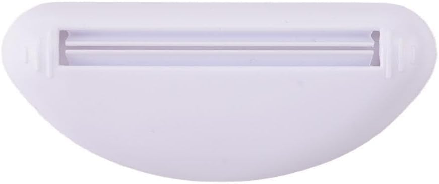 White Plastic Tube Squeezer Toothpaste Dispenser Holder for Bathroom Daily Living Tube Squeezing Aids