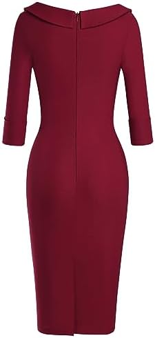 MUXXN Women's Classic Vintage Sweetheart Neckline Cocktail Prom Tea Dress