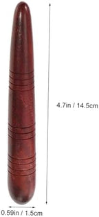 FRCOLOR 3pcs Natural Wood Foot Massage Roller Portable Acupoint Massager Stick for Foot Body Massage Tool
