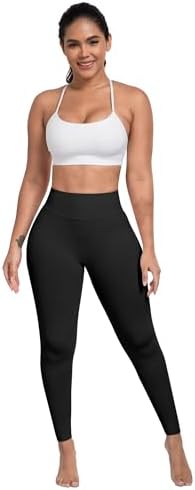 ATHVOTAR Workout Gym Leggings Women, High Waisted Seamless Butt Lifting Scrunch Butt Sports Leggings