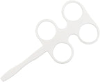 4 Lens Plastic Optical Flipper Ophthalmic Holder Eye Trainer occluder Optometry Equipment (Color : 0.50)