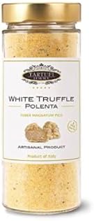 Tartufi Jimmy Instant Polenta with White Truffle, Creamy Cornmeal, Gluten-Free | Smooth Texture, Nutritious, Multi-Purpose | Net Wt 200g/ 7.05 oz