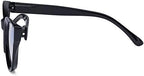 Eyekepper Cateye Design Reading Glasses Oversized Readers for Women Reading - Black +2.50