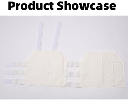 Wokyo Sternum and Thorax Support Chest Brace, Rib Cage Protector Wrap Rib Belt for Sore or Bruised Support (Small)