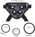 Harness Pants Strapless Panties With Adjustable Belts womens Black
