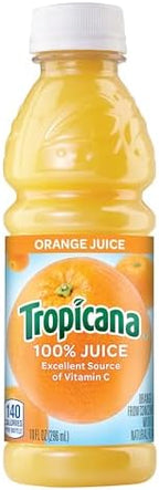 Tropicana Orange Juice, 10 Ounce (Pack of 24)