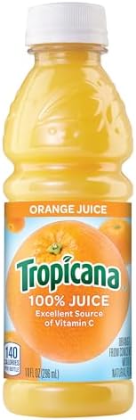 Tropicana Orange Juice, 10 Ounce (Pack of 24)