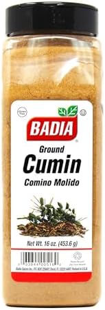 Badia Ground Cumin, 16 oz – Comino Powder for Authentic Aromatic Flavor in Cooking, Baking, & Seasoning
