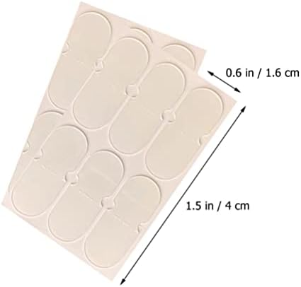 KALLORY 60pcs Ear Tape Correction Stickers Behind Ear Corrector Cosmetic Ear Patch to Creat V-Shaped Face Transparent Ear Clean