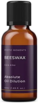 Mystic Moments | Beeswax Absolute Precious Oil Dilution 50ml 3% Jojoba Blend Perfect for Massage, Skincare, Beauty and Aromatherapy