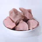 Pink Opal Raw Crystals, Large 1.25-2.0" Healing Crystals Natural Rough Stones Crystal for Tumbling, Cabbing, Fountain Rocks, Decoration, Polishing, Wire Wrapping, Wicca & Reiki