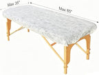 ZMDREAM Disposable Fitted Massage Table Sheets Bed Covers for Massage Beauty Tattoo 82 x 35 inches White/20