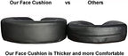 Therapist’s Choice Universal Headrest Face Cushion Face Pillow for Massage Table and Massage Chair (Black), 13 x 13 x 4 Inch