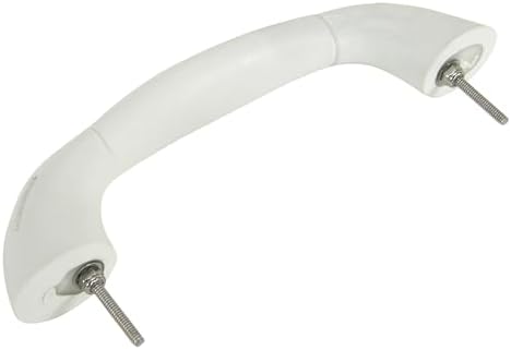 Whitecap S-7096P White Vinyl Grab Handle with Screws