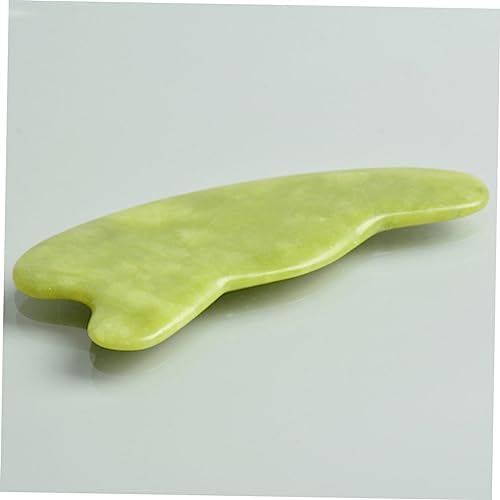 Gatuida 2pcs Gua Sha Tool Matching Board Acupuncture Massage for Body Facial Eye Scraping Board Long-Term Xiuyan Jade Use
