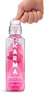 Karma Probiotic Water - 12 Pack, Strawberry Lemonade Drink - Immune & Gut Health Support