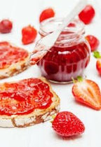 Mrs. Miller's Amish Homemade Strawberry No Granulated Sugar Added Jam 9 Ounces - Pack of 2 (No Corn Sugar)
