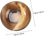 Healifty Yak Horn Shaving Bowl 3 Inch Shave Soap Bowl for Men Natural Horn Shaving Lather Durable Mug for Home and Travel