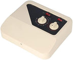 380V Sauna Stove Controller with Probe Wire, Sauna Stove Temperature Controller Replacement, PP External Controller for 9 to 15KW Sauna Stove, Spray Proof and Sauna Accessories