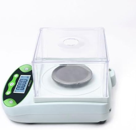 U.S. Solid 500gx0.001g Lab Analytical Balance 1mg Digital Precision Lab Scale Electronic Scientific Weighing Jewelry Scales w/Windshield