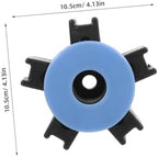 Attachment Nylon Casters Adjustable Infusion Stand Base for Clinics Stable 5-Claw Design for Easy Mobility