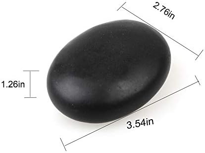 4 Pcs Hot Massage Stones Set Natural Basalt Warm Rocks Kit for Home Spa Massager