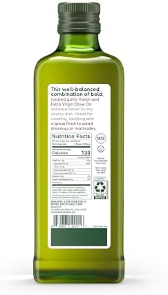 California Olive Ranch, Garlic Flavored Extra Virgin Olive Oil, 750mL (Pack of 1)