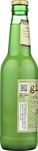 Maine Root Ginger Brew Soda, 12 Ounce - 4 per pack - 6 packs per case.