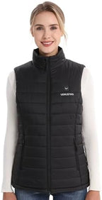 Venustas Women's Heated Vest with Battery, Lightweight Quilted Vest for Women