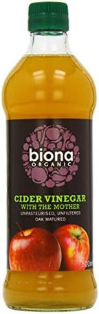 Biona Organic Cider Vinegar 500ml - Pack of 2