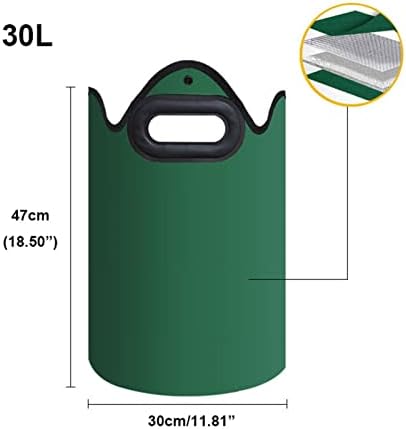 30L Large Collapsible Foot Bath Basin, Portable Travel Foot Bath Tub, Home Pedicure Foot Spa, Multifunctional Folding Water Bucket for Soaking Feet, Washing, Bathtub, Outdoor, Camping