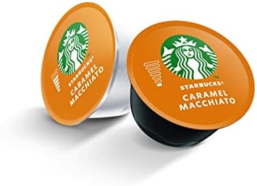 Starbucks Coffee by Nescafe Dolce Gusto, Starbucks Caramel Macchiato, Coffee Pods, 12 capsules, Pack of 3 (Packaging May Vary)