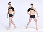 Unisex Adjustable Elastic Sport Pain Relief Single Shoulder Protector Brace Support Strap Wrap Belt Band Pad Back Brace,right