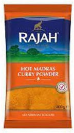 Rajah Hot Madras Curry Powder - 100g (Pack of 1)