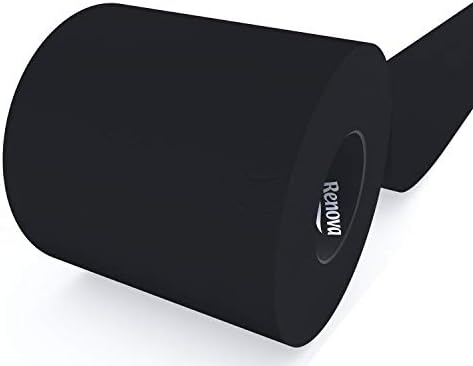Renova Black Toilet paper 6 roll pack, Bundle of 8 packs, toilet paper bulk of 48 rolls (8)