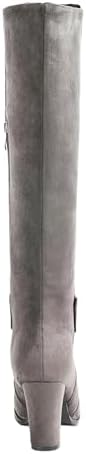 Women's Block Heel Long Boots Solid Color Knee High Boots