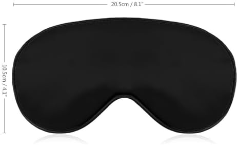 Custom Eye Mask Personalized Add Your Picture Logo Text Logo Sleep Mask Customized Blindfold Sleep Eye Cover with Adjustable Strap for Full Night's Sleep, Travel and Nap Black