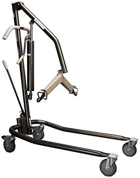 Proactive Medical Protekt Onyx Hydraulic Patient Body Lift - Heavy Duty for Home Use. 450lbs Capactiy with Adjustable Base