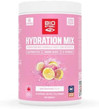 BIOSTEEL Zero Sugar Hydration Mix, Great Tasting Hydration with 5 Essential Electrolytes, Pink Lemonade, 45 Servings per Tub