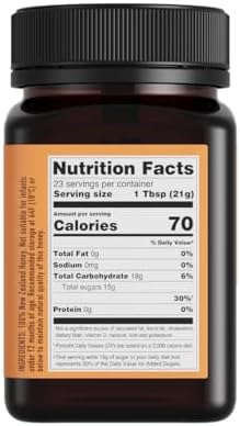 Egmont Honey Raw Manuka Honey MGO 50+ 17.6oz (500g) NON-GMO, Kosher, Recycled plastic jar, Traceable 100% Pure Authentic New Zealand Honey, MGO Certified