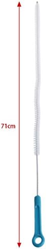 PURPLELILY Drain Unblocker Stick Cleaner Hair Remover Brush Tool Sink Kitchen Tool 71cm