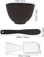 Facial Mask Bowl Stick Set Complete Mask Making Kit Smooth Surface Salon Supplies