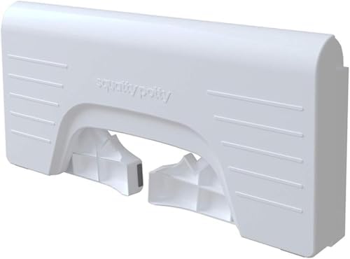 Squatty Potty Fold N Stow Compact Foldable Toilet Stool, White, 8", 1 lb