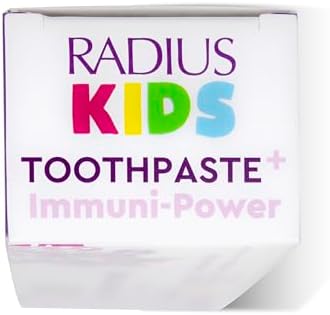 Radius Kids Super Duper Immunity Power Toothpaste 2.5 Oz - Super Duper Bubble Berry Mint - Pack of 1