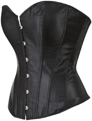 frawirshau Corsets for Women Plus Size Black Corset Sexy Bustier Corset Top Lingerie